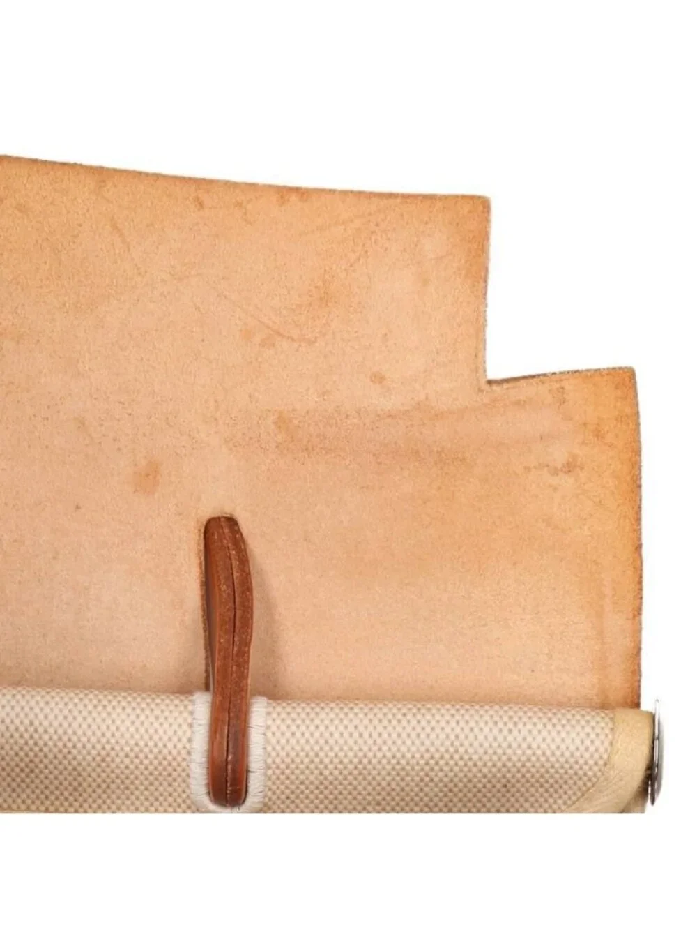 Hermes Herbag a Dos PM Toile Leather Backpack PM